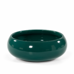 深绿色圆盆