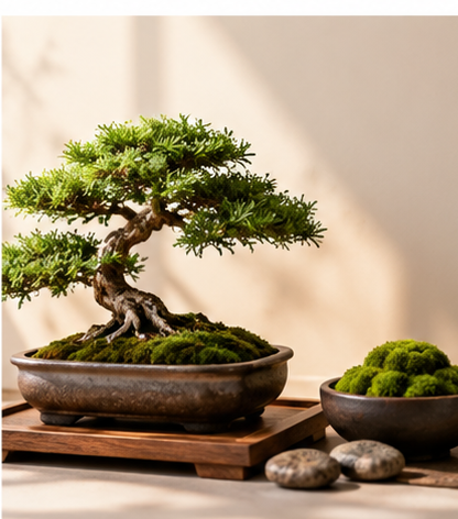 Preserved Bonsai and Moss