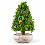 Green Baby’s Breath Christmas Tree