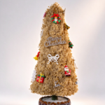 Natural Beige Baby’s Breath Christmas Tree