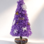 Purple Statice Christmas Tree